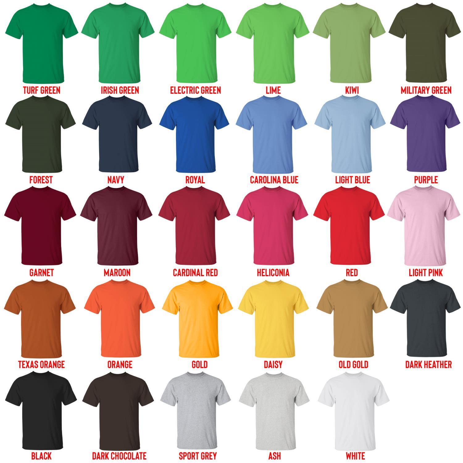 t shirt color chart - Witch Hat Atelier Merch
